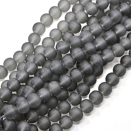 Transparent Glass Bead Strands X-GLAA-S031-4mm-12-1