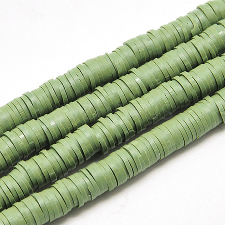 Handmade Polymer Clay Beads X-CLAY-R067-6.0mm-43-1