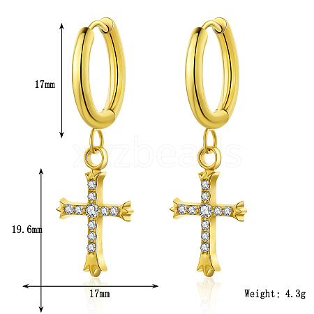 Elegant Gold Pendant Earrings Set for Daily Wear Stainless Steel Jewelry WX4038-1-1