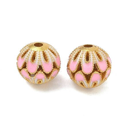 Alloy Enamel Beads ENAM-B037-04G-02-1