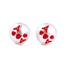 Halloween Opaque ABS Plastic Imitation Pearl Enamel Beads KY-G020-01M-2