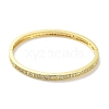 Brass Micro Pave Clear Cubic Zirconia Hinged Bangles for Women BJEW-Z061-15B-2