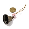 Halloween Iron Bell Hanging Ornaments HJEW-JM02441-3