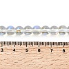 Electroplate Glass Beads Strands EGLA-Q062-8mm-A08-4