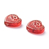 Plating Acrylic Beads OACR-P007-09-3