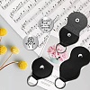 CREATCABIN Pocket Hug Token Long Distance Relationship Keepsake Keychain Making Kit DIY-CN0002-67B-6