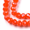 Electroplate Glass Beads Strands EGLA-A034-P3mm-A27-3