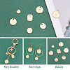 56Pcs 7 Style Rack Plating Alloy Charms FIND-PH0003-18-6