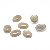 Natural Grey Agate Gemstone Cabochons G-T020-18x25mm-06-1