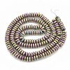 Electroplate Non-magnetic Synthetic Hematite Beads Strands G-N0318-01B-2