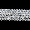 Transparent Electroplate Glass Beads Strands EGLA-A039-T6mm-A13-1