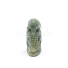 Natural Indian Agate Moon with Human Face Figurines Statues for Home Office Desktop Decoration PW-WG92128-04-1