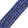 Natural Lapis Lazuli Beads Strands X-G-G423-6mm-AB-1