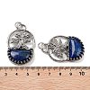 Natural Lapis Lazuli Bag Pendants G-Q163-06AS-04-3