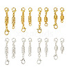 32 Sets 16 Styles Brass Magnetic Clasps KK-KS0001-28-2