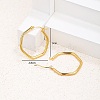 Stainless Steel Hoop Earring WW8824-4