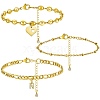 Anklets Sets AJEW-AN00383-14-1