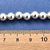 Electroplated Synthetic Magnetic Hematite Beads Strands G-L613-F01-01D-4