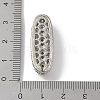 Rack Plating Brass Micro Pave Clear Cubic Zirconia Pendants ZIRC-U002-P-I-3