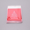 Christmas Theme Rectangle OPP Self-Adhesive Cookie Bags OPP-SZC0001-02G-1