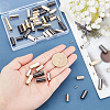   54Sets 9 Style Zinc Alloy Cord Ends FIND-PH0003-69-6