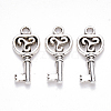 Tibetan Style Alloy Pendants X-TIBEP-S319-076AS-RS-2