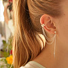 1 Pcs Alloy Cuff Earrings for Women WGFA45F-19-1