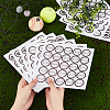 Olycraft 26 Sheets 2 Styles PVC Plastic Waterproof Stickers DIY-OC0004-24B-3