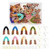 Biyun DIY V-shape Dangle Earrings Making Kit DIY-BY0001-42-11