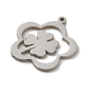 Non-Tarnish 201 Stainless Steel Pendants STAS-E206-05P-04-2