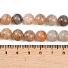 Natural Multilayer Lodolite Quartz Beads Strands G-Z133-A02-10mm-02-5