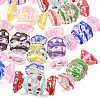  14Pcs 7 Style Transparent Acrylic Beads FIND-TA0002-42-2