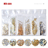 Glass Rhinestone Flat Back Cabochons MRMJ-T009-034B-SS5-1