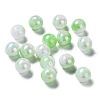 Two Tone Opaque Acrylic Beads SACR-P024-01A-M-2