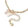 304 Stainless Steel Cable Chains Bracelets for Women BJEW-JB12448-03-4