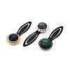 Alloy & Iron Bookmark Cabochon Settings PALLOY-N184-07AB-5