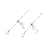 Anti-Tarnish 925 Sterling Silver Chain Extenders STER-N016-42P-2