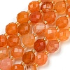 Natural Orange Botswana Agate Beads Strands G-N342-45-1