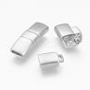 Tarnish Resistant 304 Stainless Steel Fold Over Clasps STAS-G143-35P-3