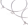 Brass Wine Glass Charm Rings Hoop Earrings KK-PH0028-01S-2