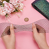 23 Yards Polyester Mesh Ribbons SRIB-WH0011-090B-3