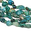 Natural Chrysocolla Beads Strands GG-CBA3A44-C07-01-3