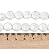 Electroplate Porcelain Imitation Pearl Beads Strands BSHE-Z009-02B-5