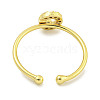 Rack Plating Brass Open Cuff Rings for Women RJEW-F162-02G-G-3