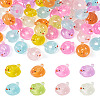 Luminous Resin Duck Figurines DJEW-TAC0007-03-10