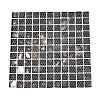 Natural Black Lip Mosaic Tiles Cabochons SHEL-Q029-10-3