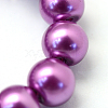 Baking Painted Glass Pearl Bead Strands HY-Q003-3mm-16-3