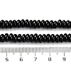 Natural Black Agate(Dyed & Heated) Beads Strands G-G177-F01-03-5