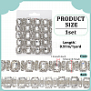 1 Yard Rectangle Iron Rhinestone Strass Chains CH-FG0001-02B-2