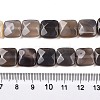 Natural Grey Agate Beads Strands G-T138-163-5